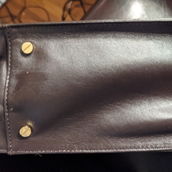 HTF Tory Burch Chain Leather Tote Authentic! SALE - Picture 8 of 13